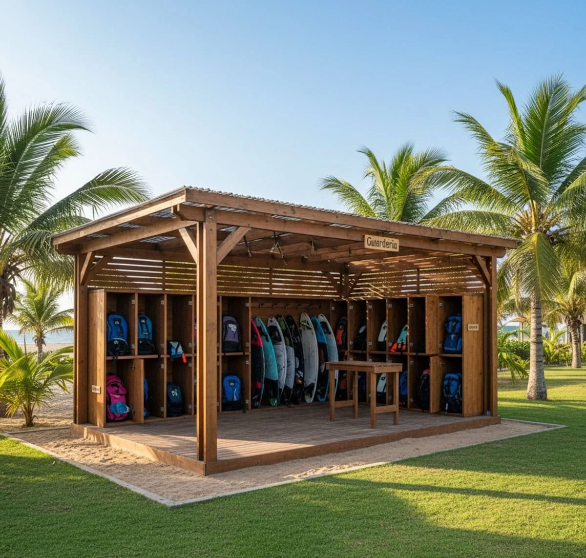 Clube de praia exclusivo do Paradiso Wellness Living em Icarai de Amontada