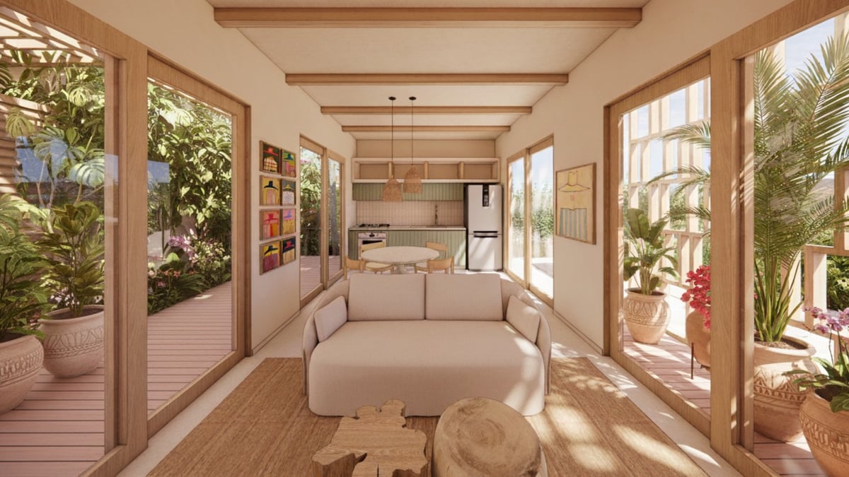 Casa Ar - Sala e Cozinha